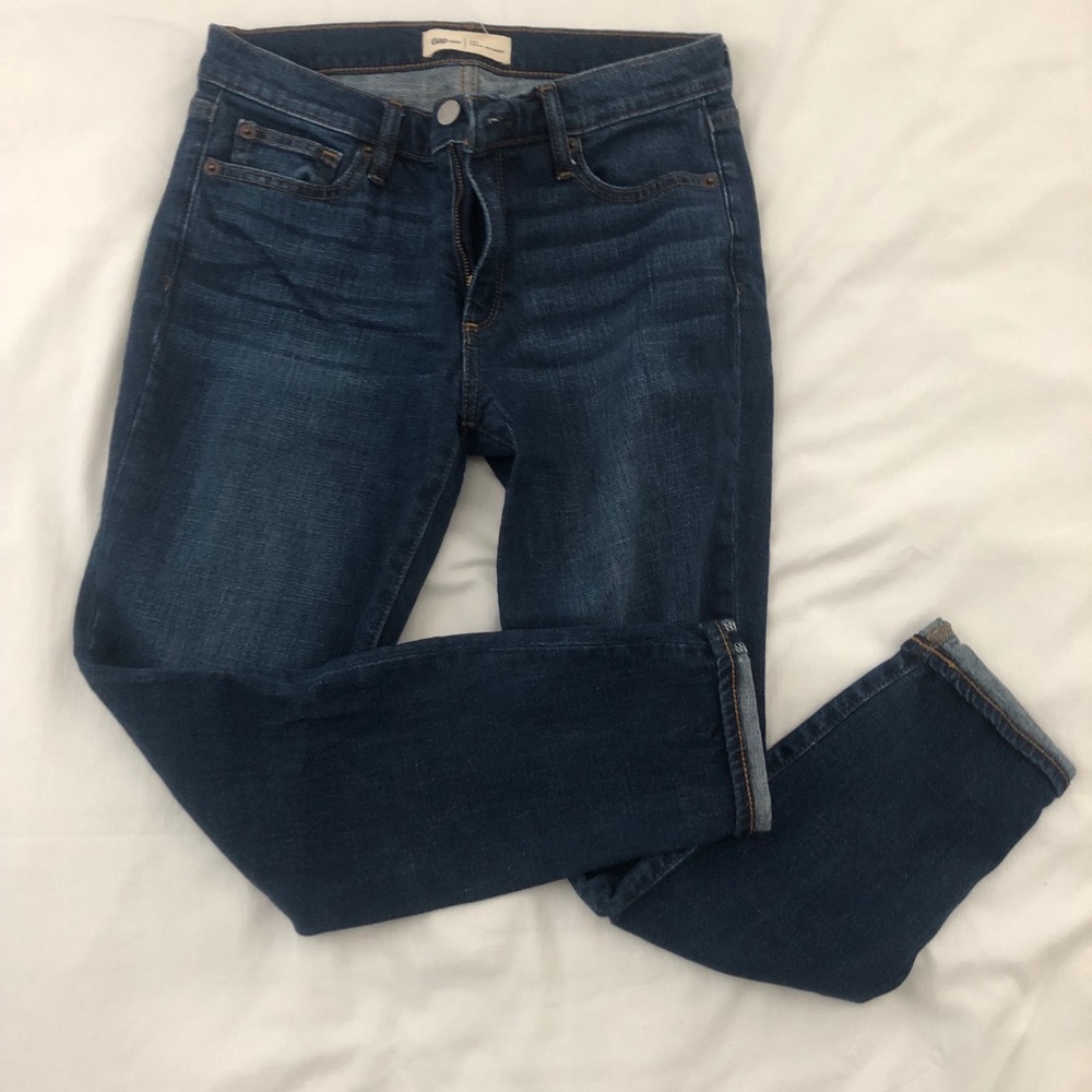 Dark blue skinny jeans